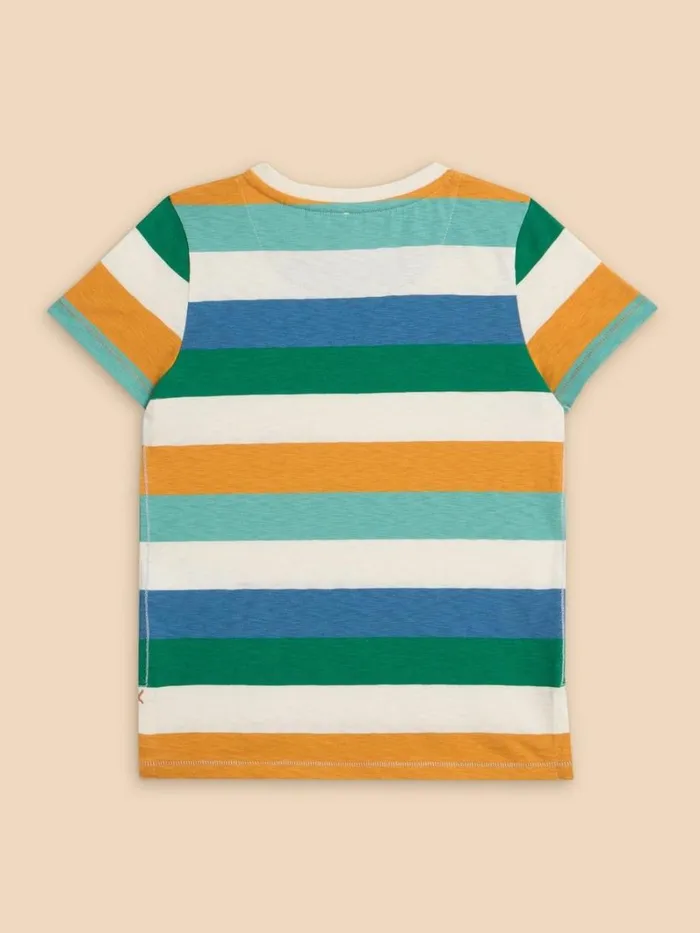 White Stuff TOPS Casey Block Stripe SS Tee Blue Multi 8211 Kids White Stuff TOPS Casey Block Stripe SS Tee Blue Multi 8211 Kids
