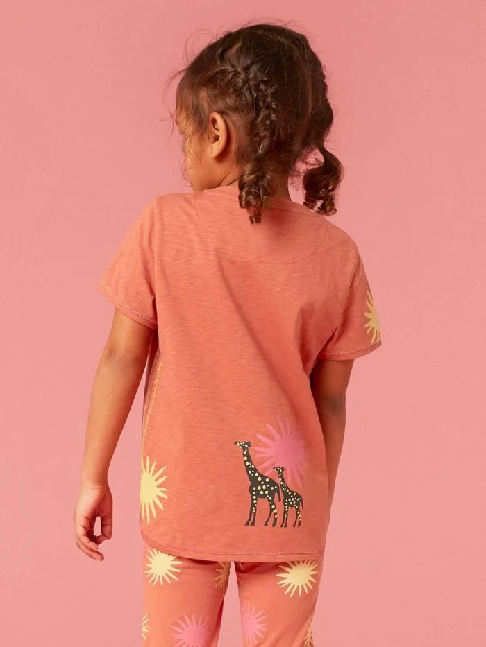 White Stuff TOPS Esme Printed SS T Shirt Coral Multi 8211 Kids White Stuff TOPS Esme Printed SS T Shirt Coral Multi 8211 Kids