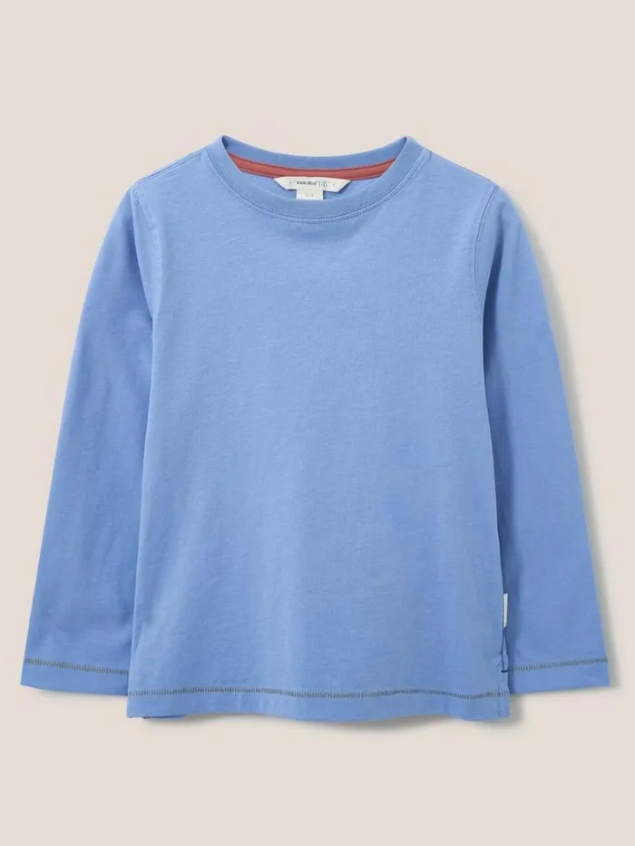 White Stuff TOPS Long Sleeve Abersoch T Shirt Light Blue 8211 Kids White Stuff TOPS Long Sleeve Abersoch T Shirt Light Blue 8211 Kids