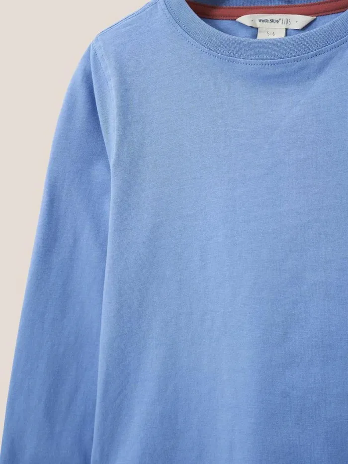 White Stuff TOPS Long Sleeve Abersoch T Shirt Light Blue 8211 Kids White Stuff TOPS Long Sleeve Abersoch T Shirt Light Blue 8211 Kids