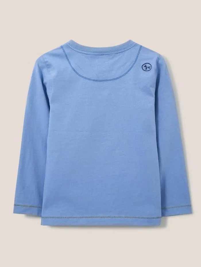 White Stuff TOPS Long Sleeve Abersoch T Shirt Light Blue 8211 Kids White Stuff TOPS Long Sleeve Abersoch T Shirt Light Blue 8211 Kids