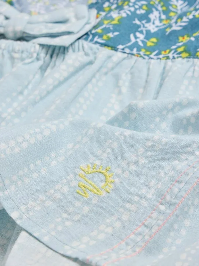 White Stuff TOPS Printed Swing Top Blue Multi 8211 Kids
