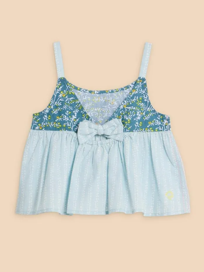 White Stuff TOPS Printed Swing Top Blue Multi 8211 Kids White Stuff TOPS Printed Swing Top Blue Multi 8211 Kids