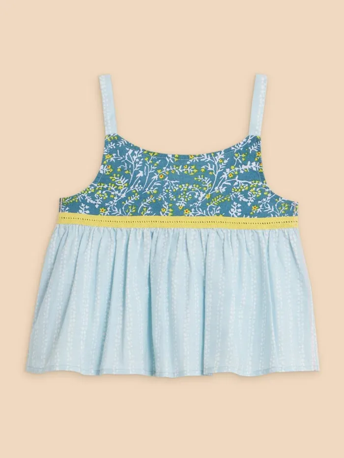 White Stuff TOPS Printed Swing Top Blue Multi 8211 Kids White Stuff TOPS Printed Swing Top Blue Multi 8211 Kids