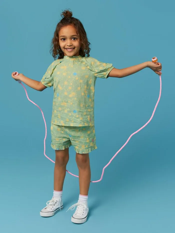 White Stuff TOPS Printed Woven Short Green Multi 8211 Kids White Stuff TOPS Printed Woven Short Green Multi 8211 Kids