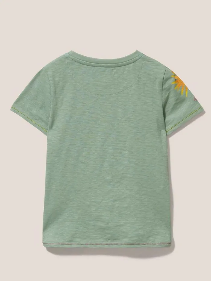 White Stuff TOPS Sunny Rainbow Graphic T Shirt Green Print 8211 Kids White Stuff TOPS Sunny Rainbow Graphic T Shirt Green Print 8211 Kids