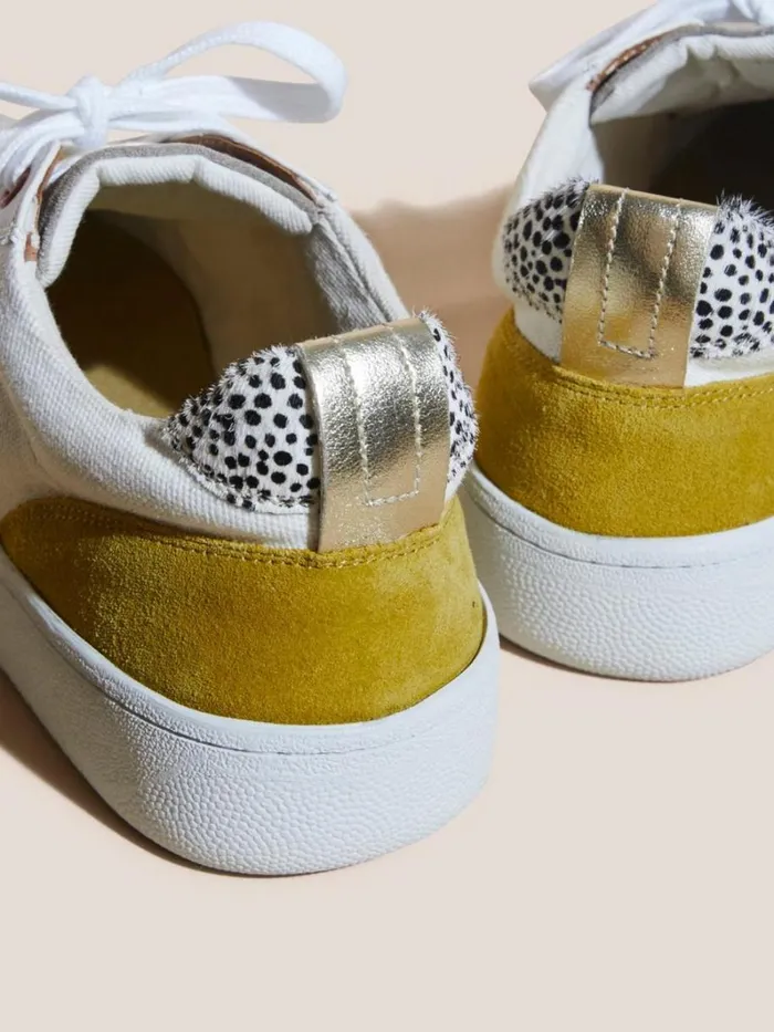 White Stuff TRAINERS Leather Suede Trainer Natural Multi 8211 Women White Stuff TRAINERS Leather Suede Trainer Natural Multi 8211 Women