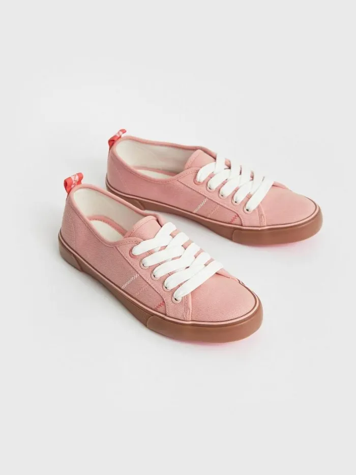 White Stuff TRAINERS Piper Plimsoll Light Pink 8211 Women