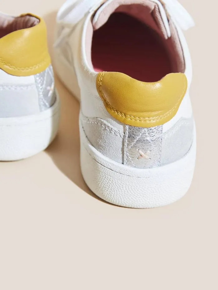 White Stuff TRAINERS Tula Leather Lace Up Trainer White Multi 8211 Women White Stuff TRAINERS Tula Leather Lace Up Trainer White Multi 8211 Women