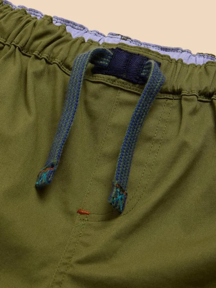 White Stuff TROUSERS and SHORTS Cargo Carter Short Khaki Green 8211 Kids