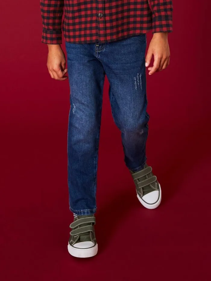 White Stuff TROUSERS and SHORTS River Rib Repair Jean Deep Blue 8211 Kids