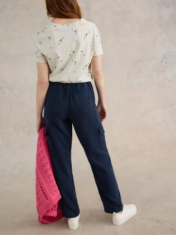 White Stuff TROUSERS Arlo Tencel Cargo Trouser Dark Navy 8211 Women White Stuff TROUSERS Arlo Tencel Cargo Trouser Dark Navy 8211 Women