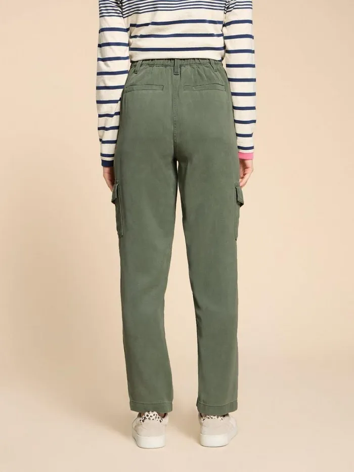 White Stuff TROUSERS Arlo Tencel Cargo Trouser Mid Green 8211 Women White Stuff TROUSERS Arlo Tencel Cargo Trouser Mid Green 8211 Women