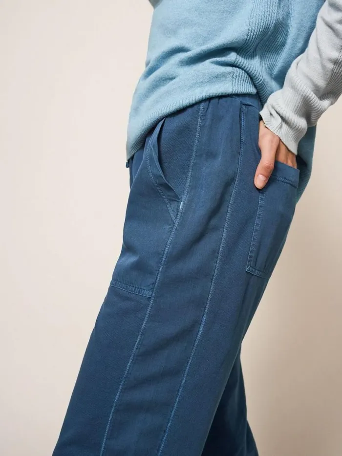 White Stuff TROUSERS Ava Jersey Jogger Mid Blue 8211 Women White Stuff TROUSERS Ava Jersey Jogger Mid Blue 8211 Women