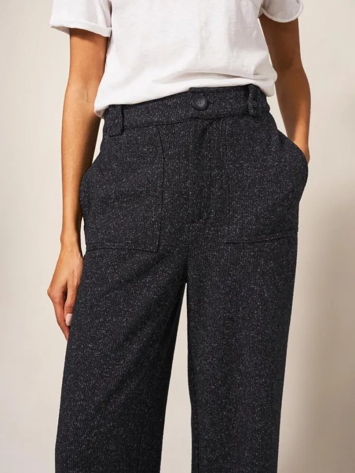 White Stuff TROUSERS Belle Tweedy Trousers Charcoal Grey 8211 Women White Stuff TROUSERS Belle Tweedy Trousers Charcoal Grey 8211 Women
