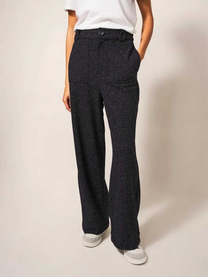White Stuff TROUSERS Belle Tweedy Trousers Charcoal Grey 8211 Women White Stuff TROUSERS Belle Tweedy Trousers Charcoal Grey 8211 Women
