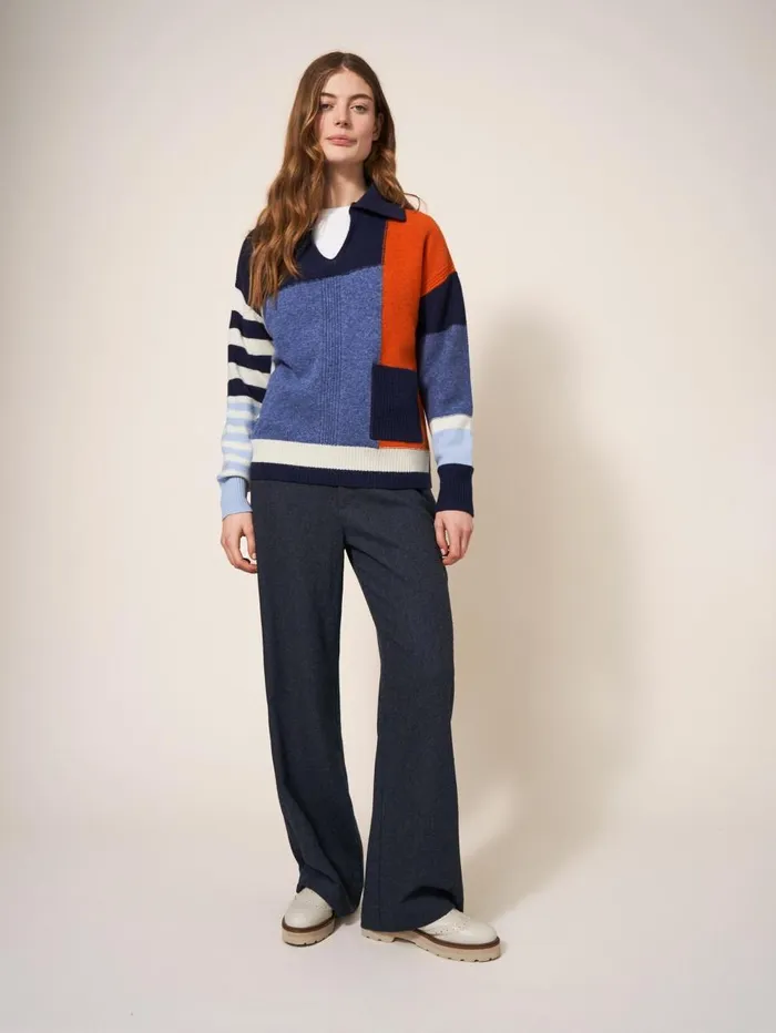 White Stuff TROUSERS Belle Tweedy Wide Leg Trouser Grey Multi 8211 Women White Stuff TROUSERS Belle Tweedy Wide Leg Trouser Grey Multi 8211 Women