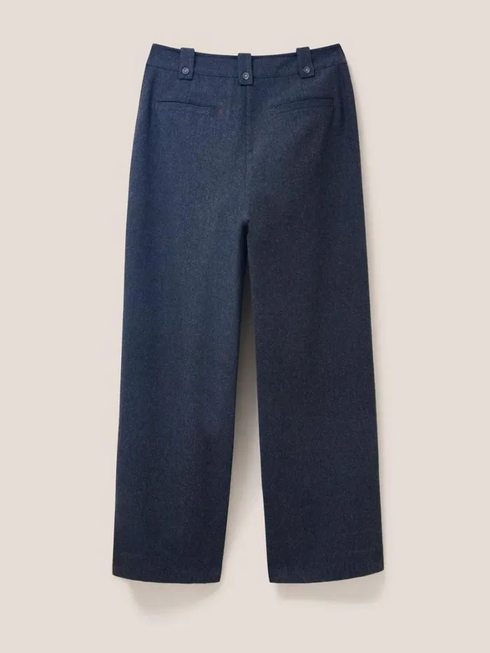 White Stuff TROUSERS Belle Tweedy Wide Leg Trouser Navy Multi 8211 Women White Stuff TROUSERS Belle Tweedy Wide Leg Trouser Navy Multi 8211 Women
