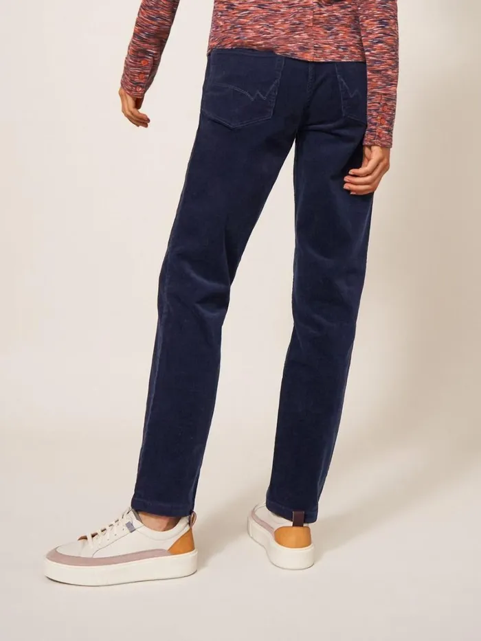 White Stuff TROUSERS Brooke Mid Rise Cord Trouser Dark Navy 8211 Women White Stuff TROUSERS Brooke Mid Rise Cord Trouser Dark Navy 8211 Women