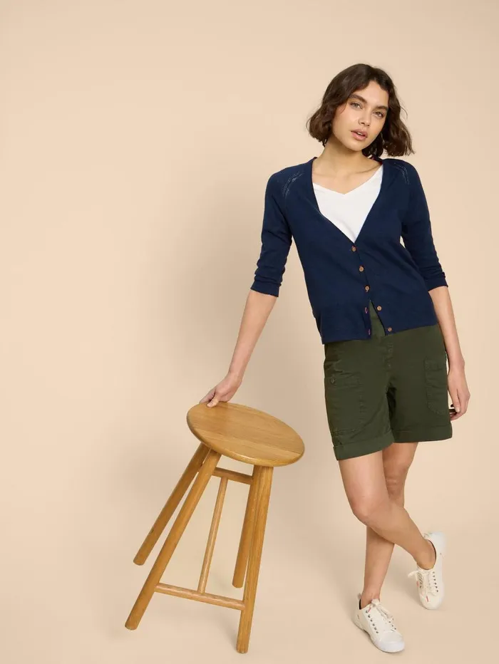 White Stuff TROUSERS Carlie Cargo Shorts Khaki Green 8211 Women White Stuff TROUSERS Carlie Cargo Shorts Khaki Green 8211 Women