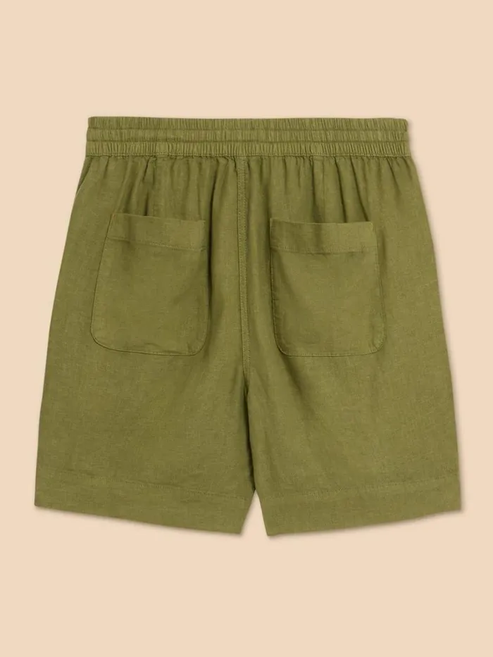 White Stuff TROUSERS Elle Linen Blend Short Dark Green 8211 Women White Stuff TROUSERS Elle Linen Blend Short Dark Green 8211 Women