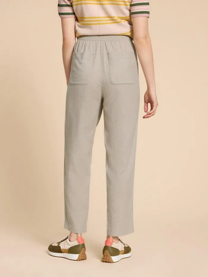 White Stuff TROUSERS Elle Linen Blend Trouser Light Natural 8211 Women White Stuff TROUSERS Elle Linen Blend Trouser Light Natural 8211 Women