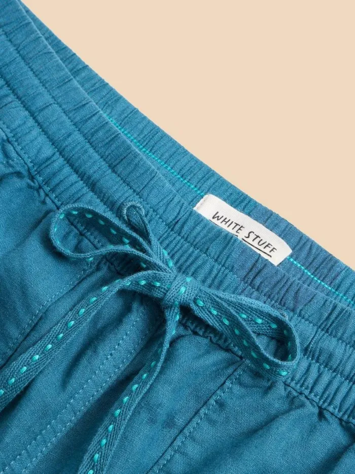 White Stuff TROUSERS Elle Linen Blend Trouser Mid Teal 8211 Women White Stuff TROUSERS Elle Linen Blend Trouser Mid Teal 8211 Women