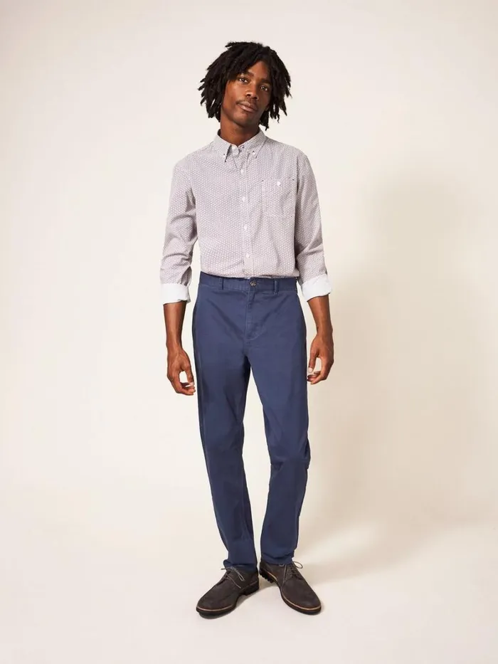 White Stuff TROUSERS Elm Chino Trouser Dark Navy 8211 Men