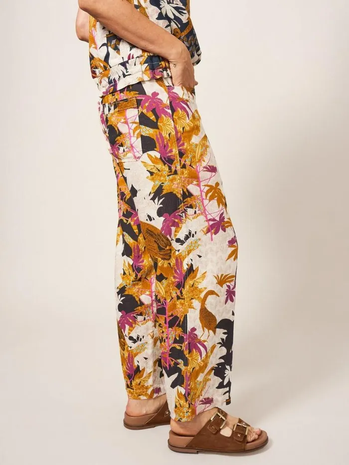 White Stuff TROUSERS Harper Cullotte Black Multi 8211 Women White Stuff TROUSERS Harper Cullotte Black Multi 8211 Women