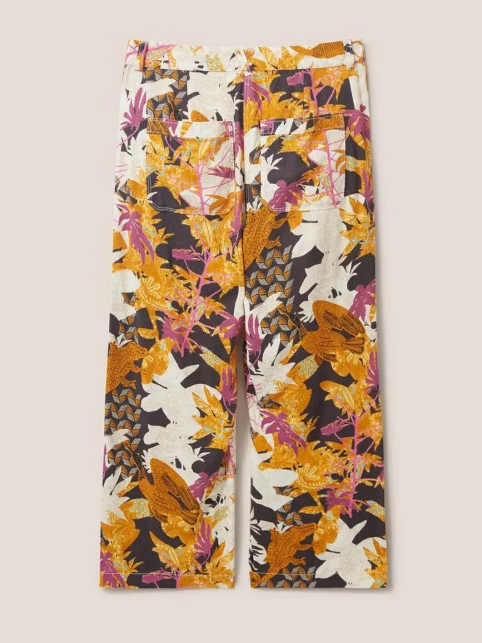 White Stuff TROUSERS Harper Cullotte Black Multi 8211 Women White Stuff TROUSERS Harper Cullotte Black Multi 8211 Women