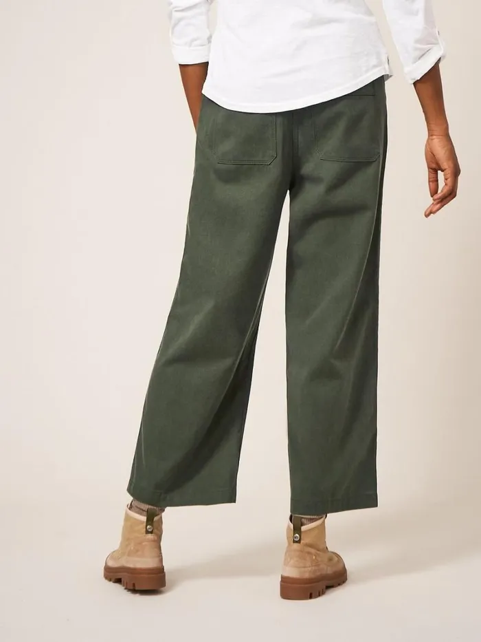White Stuff TROUSERS Harper Wide Leg Trouser Dark Green 8211 Women White Stuff TROUSERS Harper Wide Leg Trouser Dark Green 8211 Women