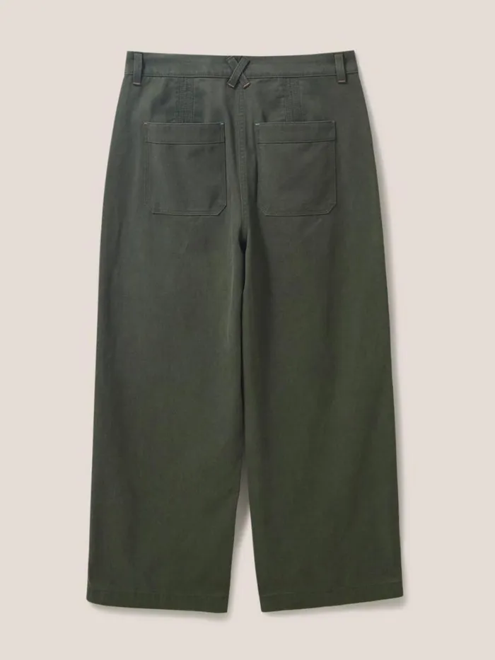 White Stuff TROUSERS Harper Wide Leg Trouser Dark Green 8211 Women White Stuff TROUSERS Harper Wide Leg Trouser Dark Green 8211 Women