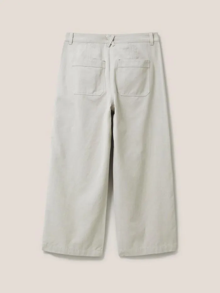 White Stuff TROUSERS Harper Wide Leg Trouser Mid Grey 8211 Women White Stuff TROUSERS Harper Wide Leg Trouser Mid Grey 8211 Women