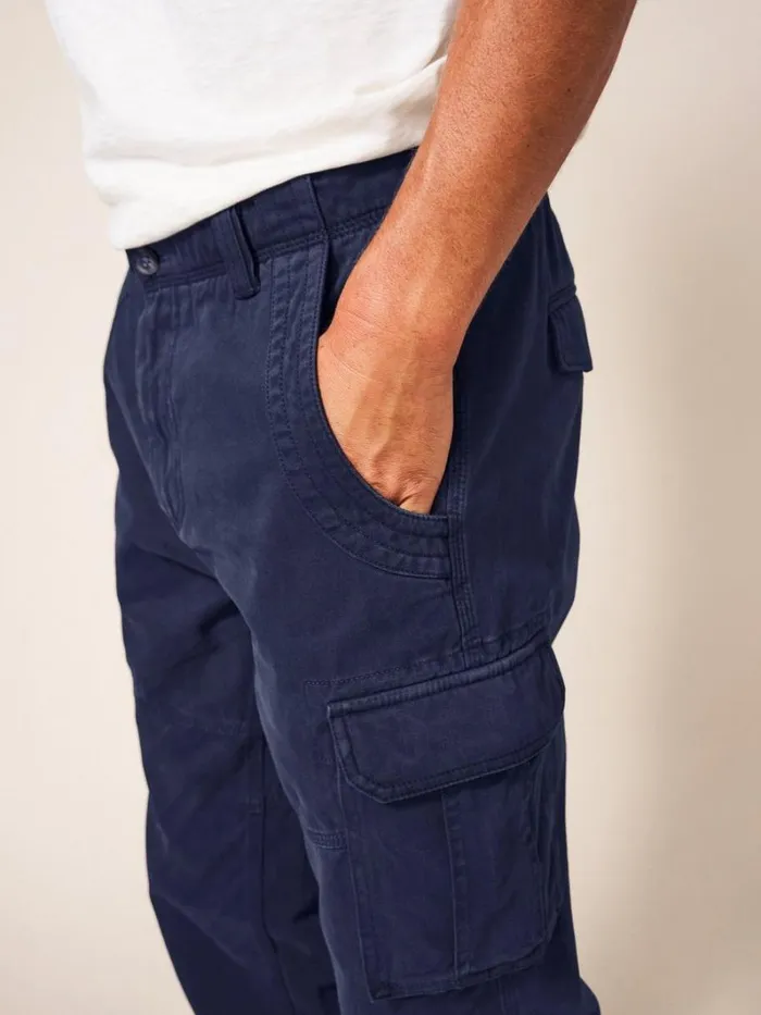White Stuff TROUSERS Kegworth Organic Cargo Trouser Dark Navy 8211 Men White Stuff TROUSERS Kegworth Organic Cargo Trouser Dark Navy 8211 Men