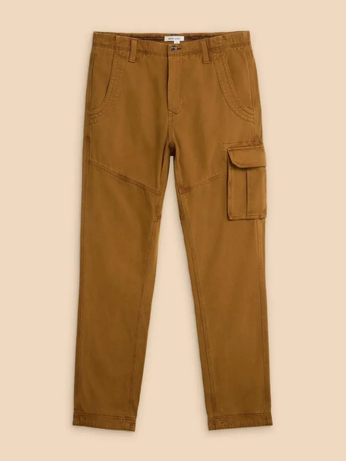 White Stuff TROUSERS Kegworth Organic Cargo Trouser Dark Tan 8211 Men White Stuff TROUSERS Kegworth Organic Cargo Trouser Dark Tan 8211 Men