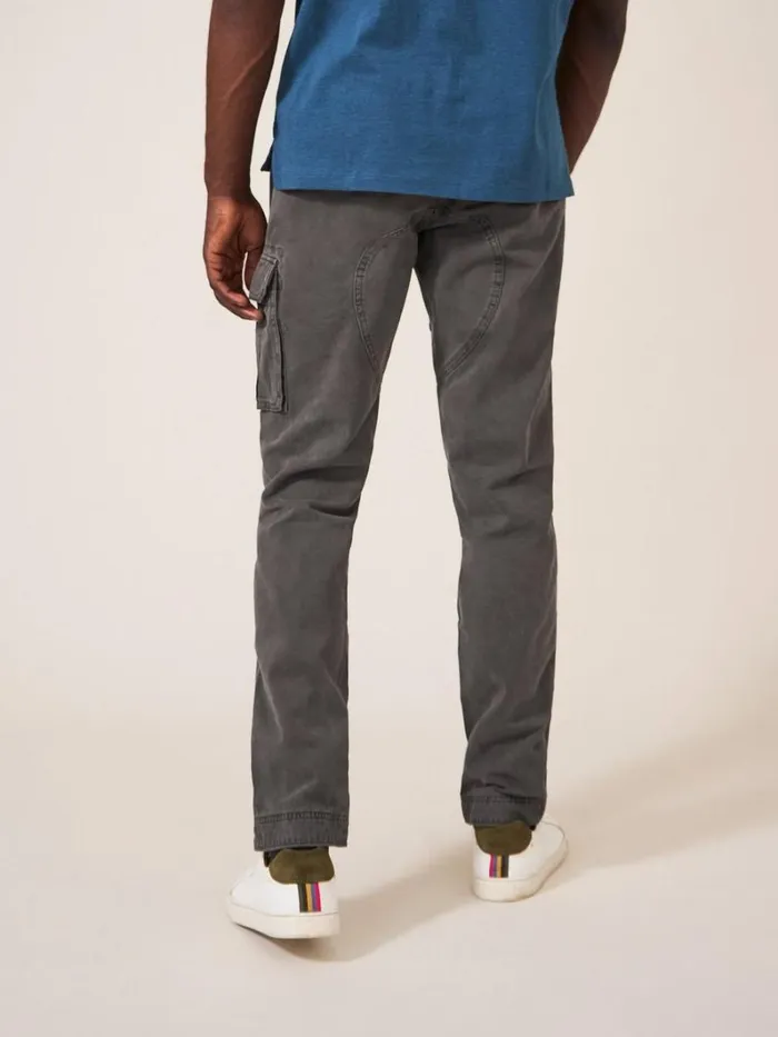 White Stuff TROUSERS Kegworth Organic Cargo Trouser Pure Black 8211 Men White Stuff TROUSERS Kegworth Organic Cargo Trouser Pure Black 8211 Men