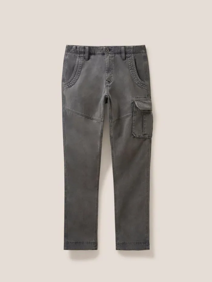 White Stuff TROUSERS Kegworth Organic Cargo Trouser Pure Black 8211 Men White Stuff TROUSERS Kegworth Organic Cargo Trouser Pure Black 8211 Men