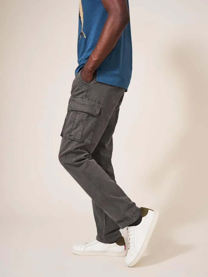 White Stuff TROUSERS Kegworth Organic Cargo Trouser Pure Black 8211 Men White Stuff TROUSERS Kegworth Organic Cargo Trouser Pure Black 8211 Men