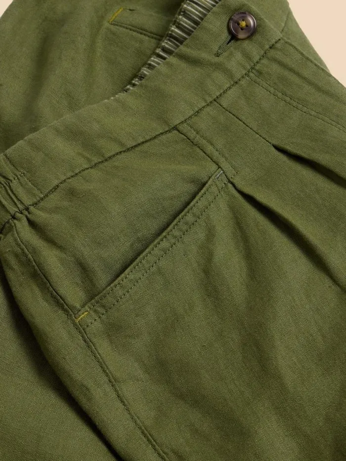 White Stuff TROUSERS Linen Rowena Trousers Dark Green 8211 Women White Stuff TROUSERS Linen Rowena Trousers Dark Green 8211 Women