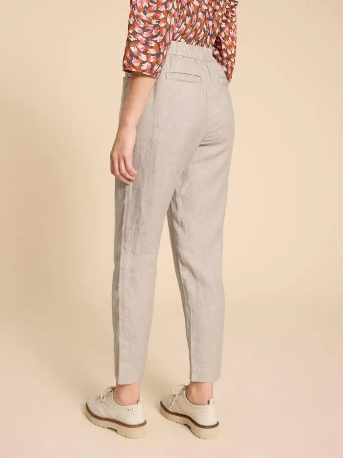 White Stuff TROUSERS Linen Rowena Trousers Light Natural 8211 Women White Stuff TROUSERS Linen Rowena Trousers Light Natural 8211 Women