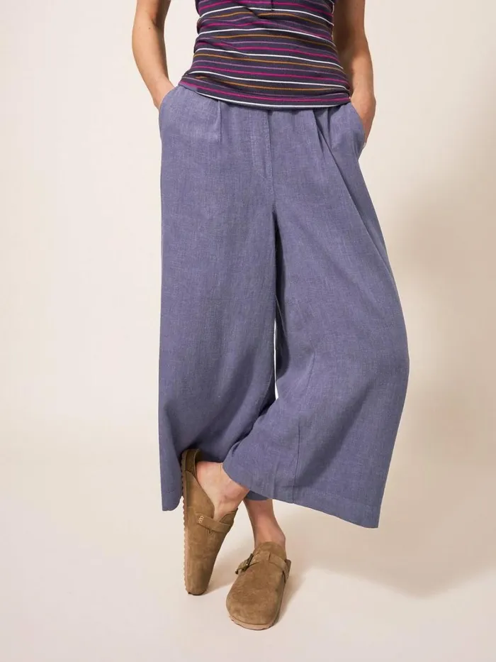 White Stuff TROUSERS Lisette Cullotte Dusty Purple 8211 Women