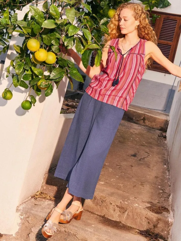 White Stuff TROUSERS Lisette Cullotte Dusty Purple 8211 Women White Stuff TROUSERS Lisette Cullotte Dusty Purple 8211 Women