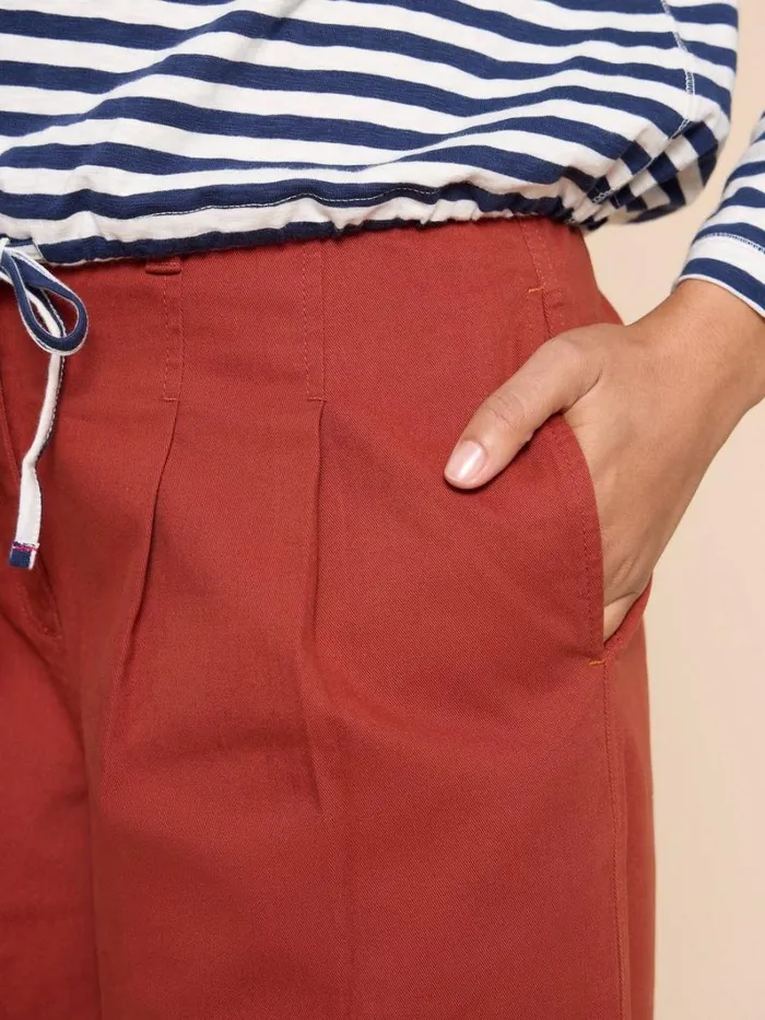 White Stuff TROUSERS Samira Wide Leg Crop Trouser Dk Red 8211 Women White Stuff TROUSERS Samira Wide Leg Crop Trouser Dk Red 8211 Women