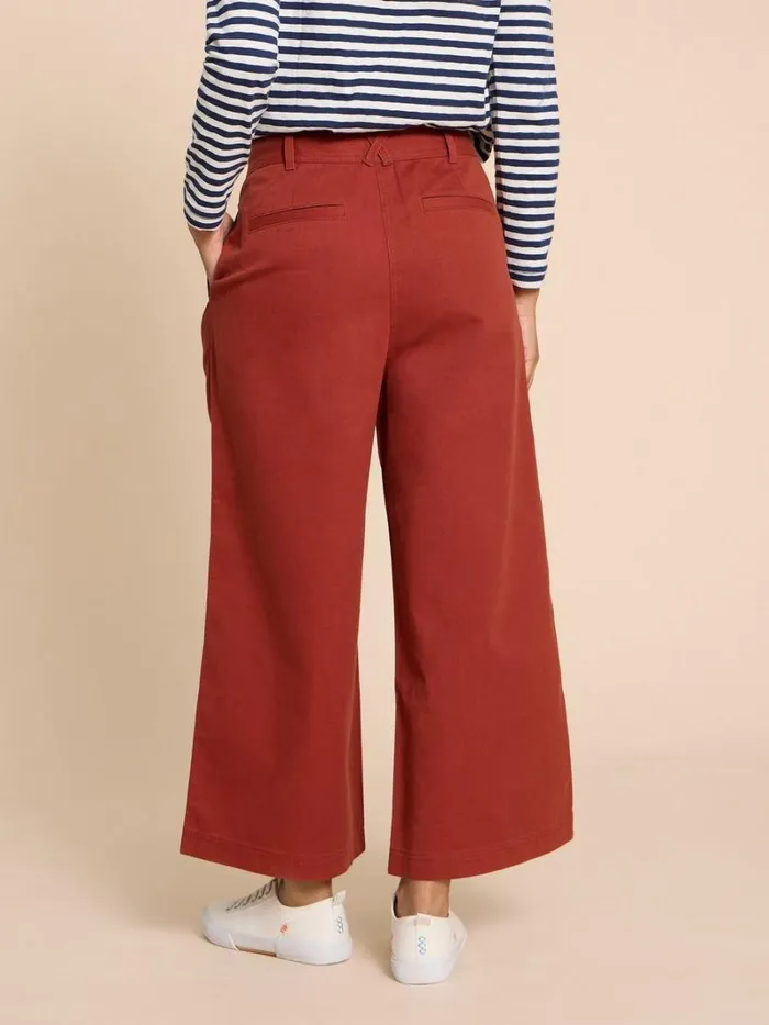 White Stuff TROUSERS Samira Wide Leg Crop Trouser Dk Red 8211 Women White Stuff TROUSERS Samira Wide Leg Crop Trouser Dk Red 8211 Women