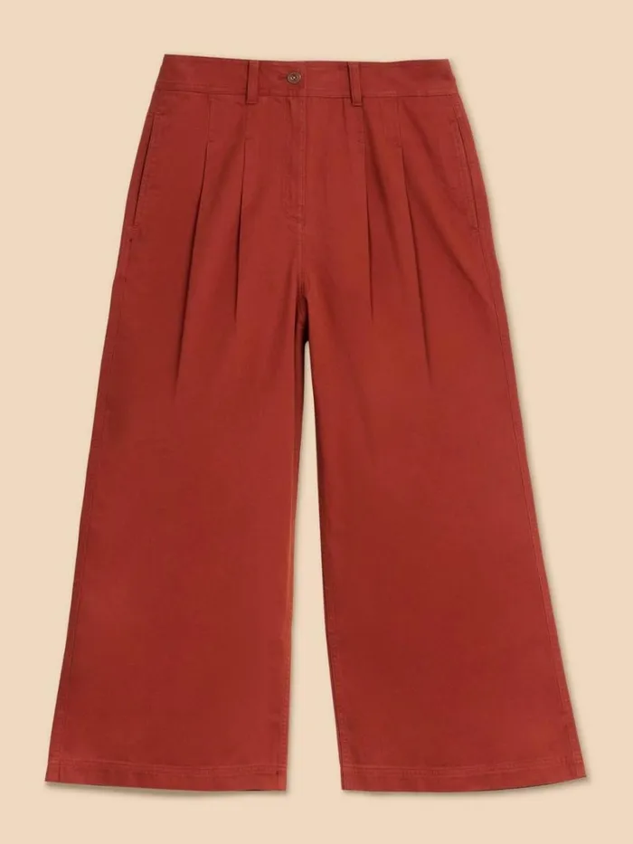 White Stuff TROUSERS Samira Wide Leg Crop Trouser Dk Red 8211 Women White Stuff TROUSERS Samira Wide Leg Crop Trouser Dk Red 8211 Women