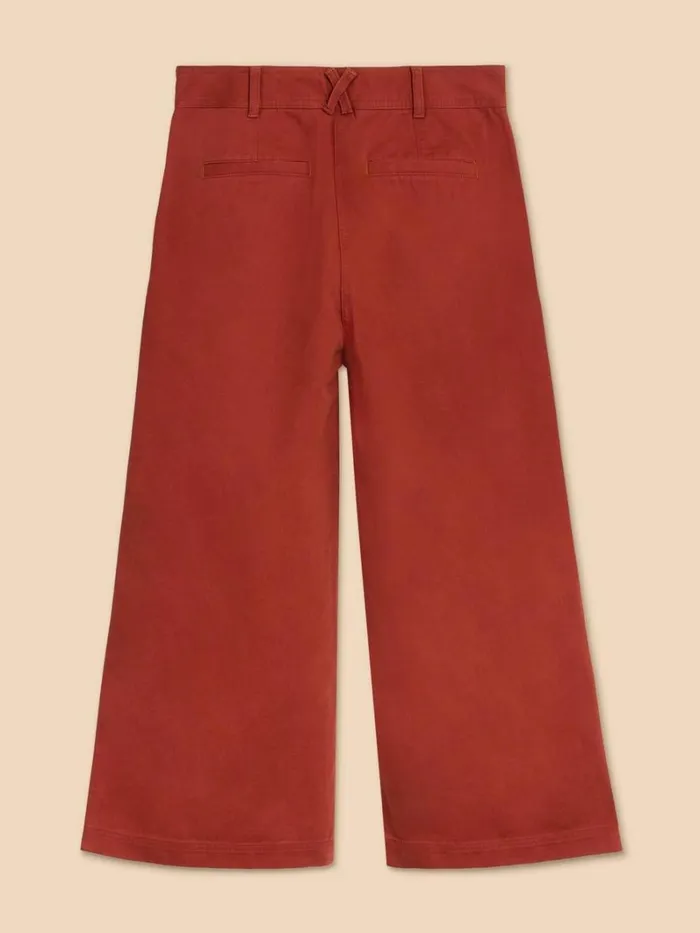 White Stuff TROUSERS Samira Wide Leg Crop Trouser Dk Red 8211 Women White Stuff TROUSERS Samira Wide Leg Crop Trouser Dk Red 8211 Women