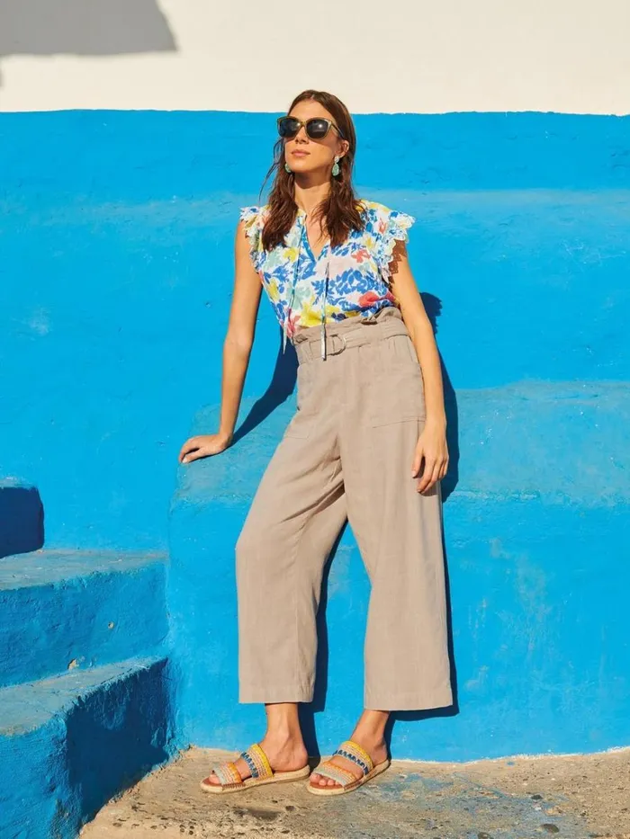 White Stuff TROUSERS Teakie Tencel Linen Trouser Light Natural 8211 Women White Stuff TROUSERS Teakie Tencel Linen Trouser Light Natural 8211 Women