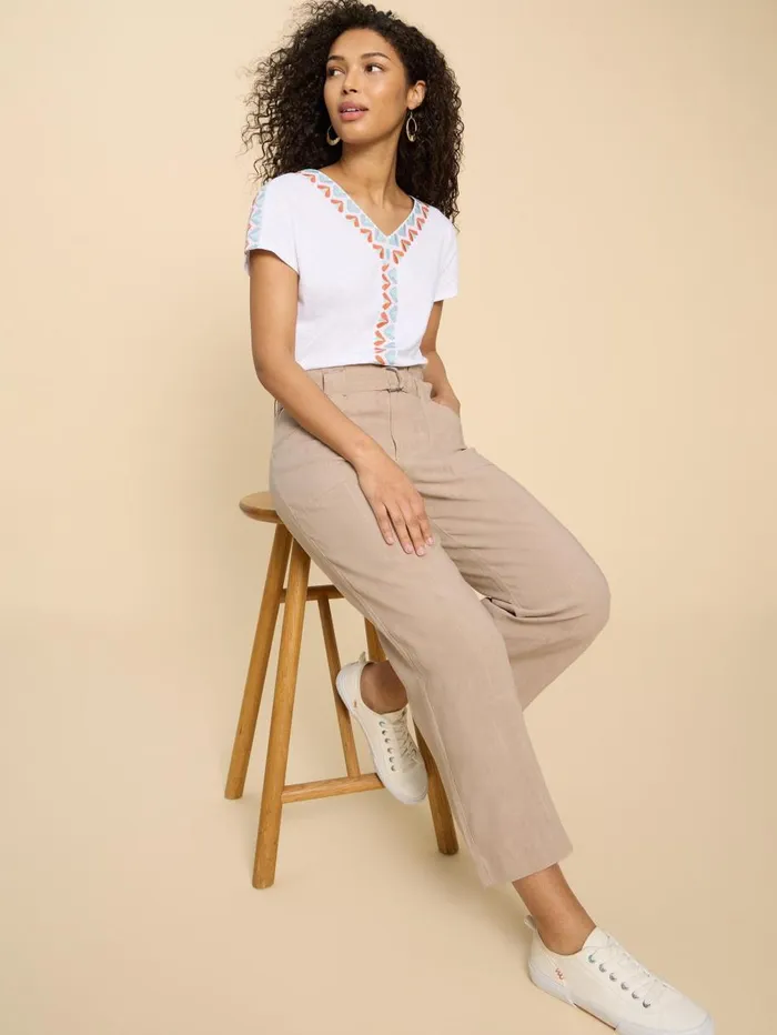 White Stuff TROUSERS Teakie Tencel Linen Trouser Light Natural 8211 Women White Stuff TROUSERS Teakie Tencel Linen Trouser Light Natural 8211 Women