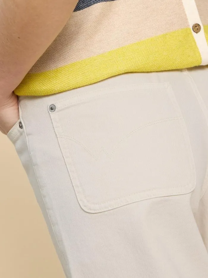 White Stuff TROUSERS Tia Wide Leg Crop Jean Natural White 8211 Women White Stuff TROUSERS Tia Wide Leg Crop Jean Natural White 8211 Women