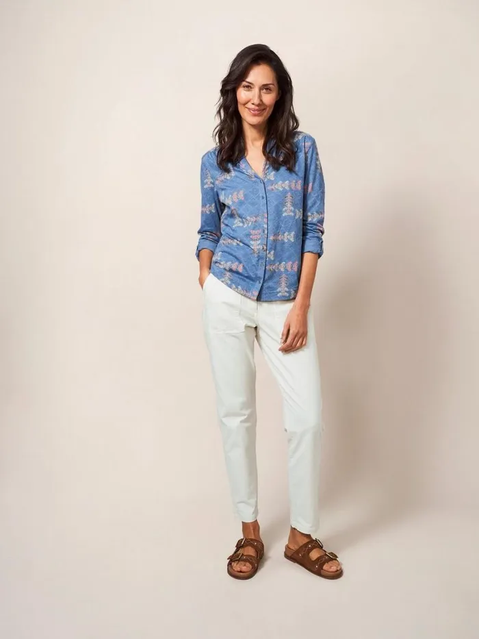 White Stuff TROUSERS Twister Chino Light Natural 8211 Women